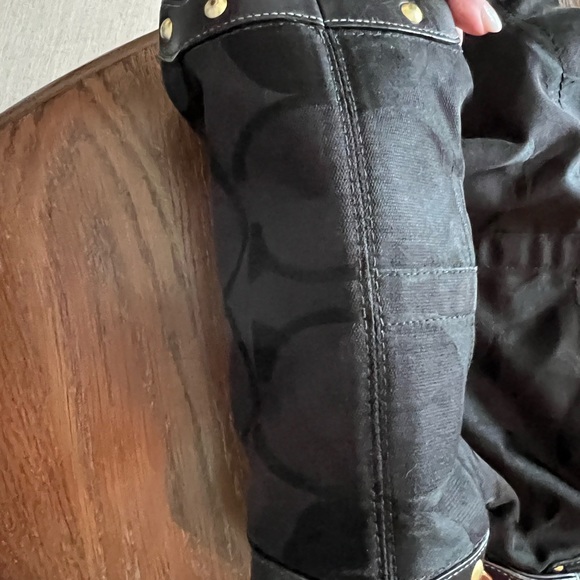 Black Coach Purse & Wallet with Dustbag ❤️ - Picture 14 of 16